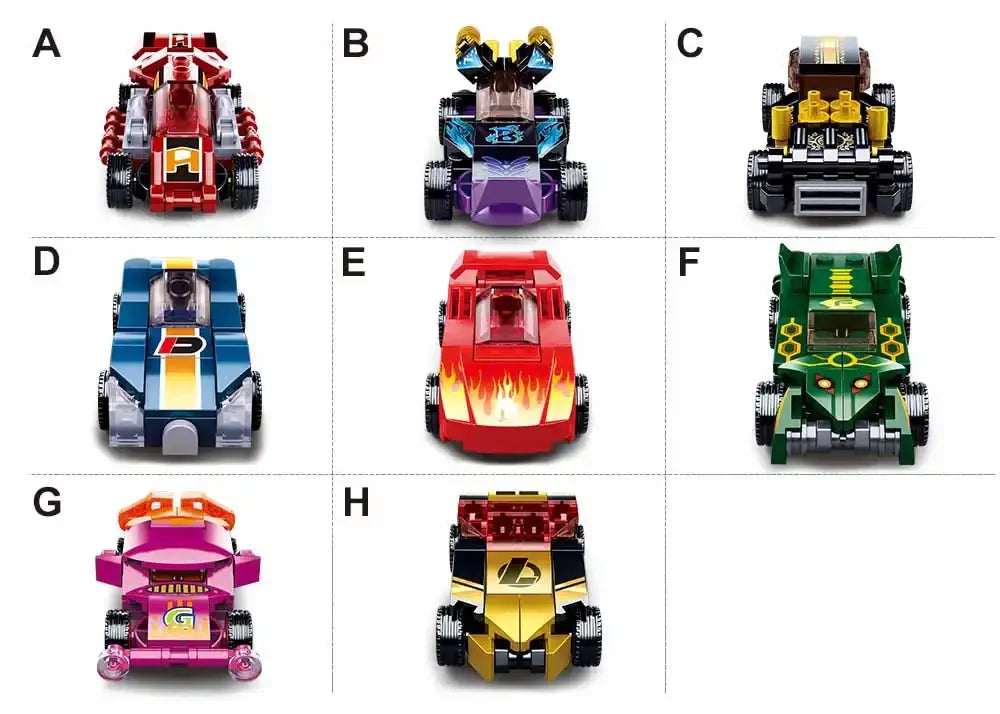 Sluban | Power Bricks Pull Backs Cars