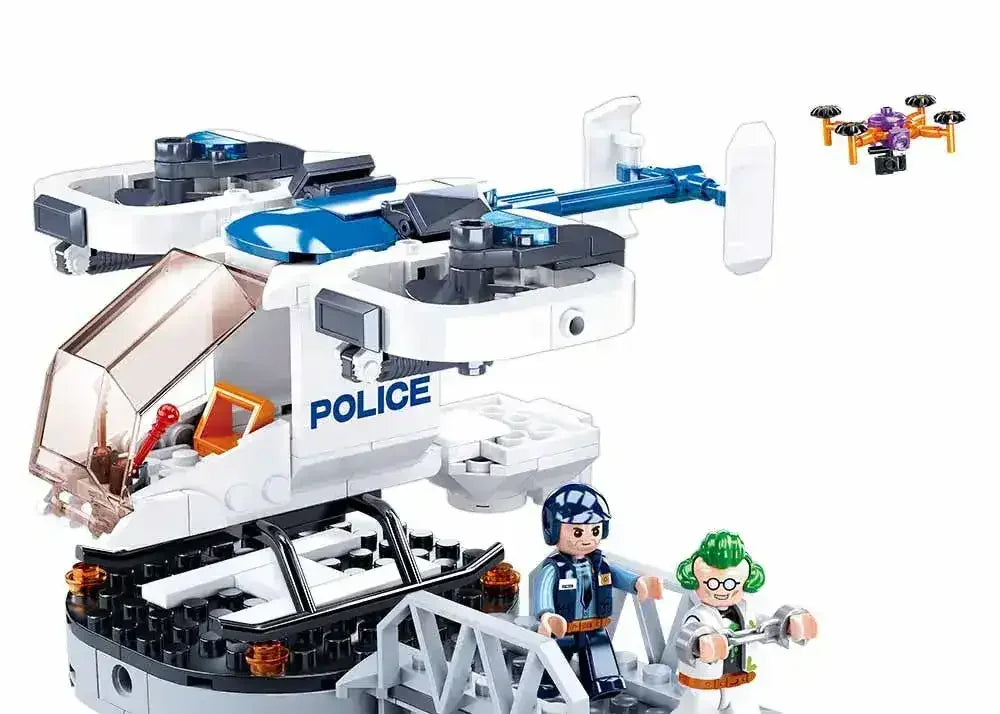 Sluban | Police Helicopter 161 Pcs - Toybox Tales