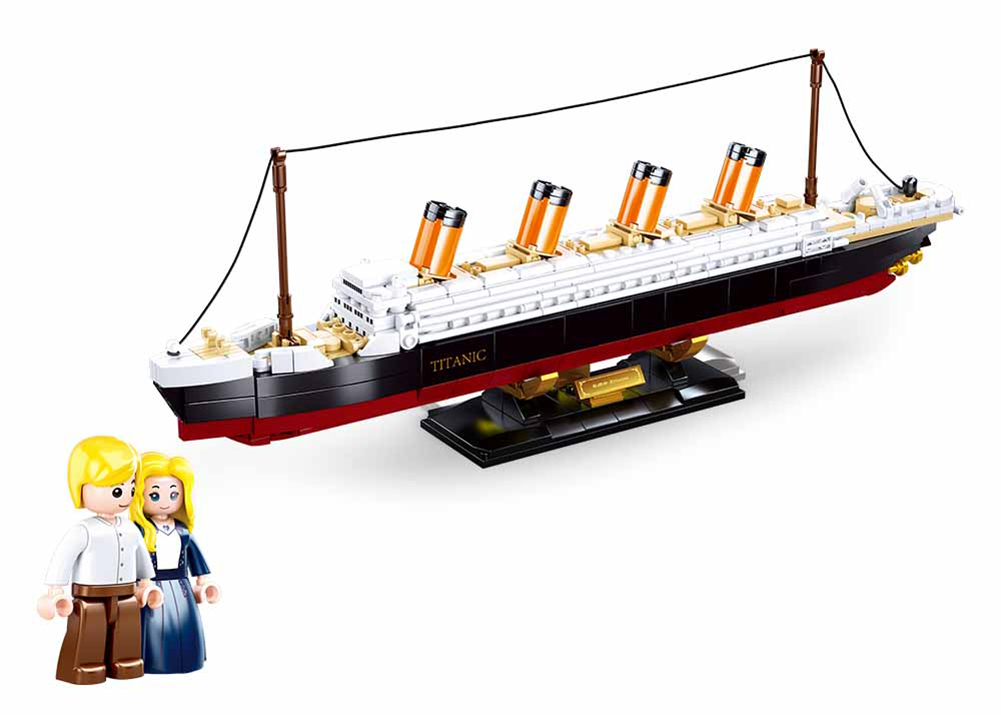 Sluban Model Bricks Titanic Scale 1:700 481 Pcs - Toybox Tales