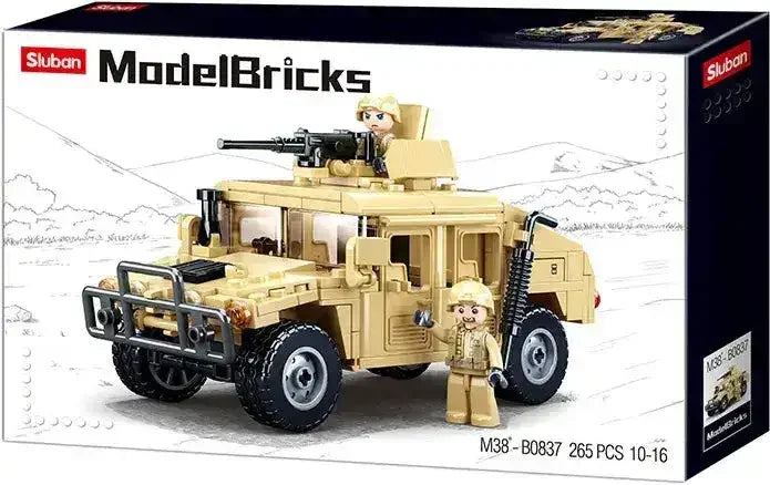 Sluban | Model Bricks Hummer H2 Assault Vehicle 265 Pcs - Toybox Tales