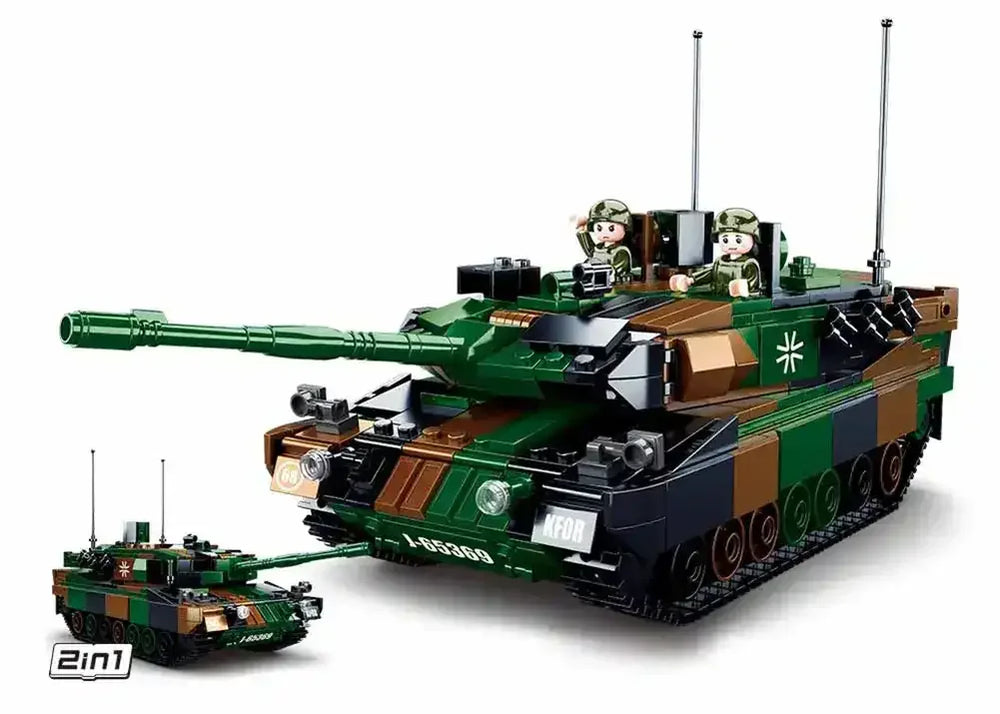 Sluban | Model Bricks Leopard 2A5 Main Battle Tank 766 Pcs - Toybox Tales