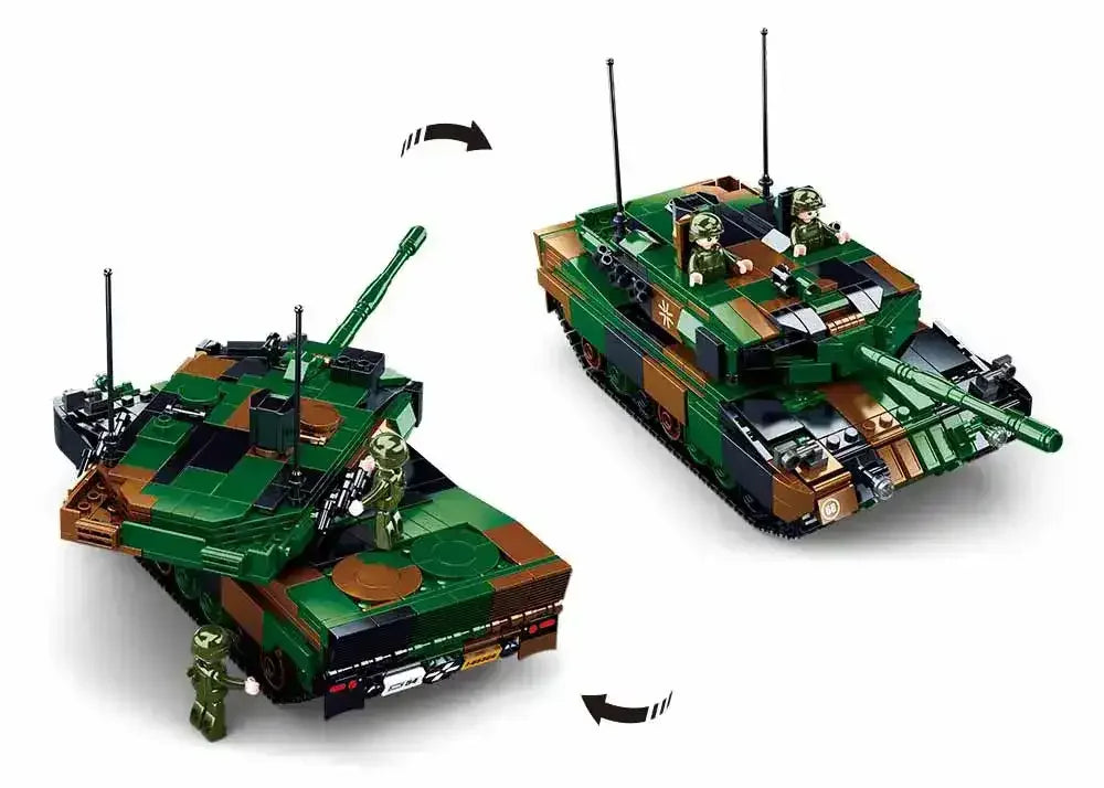Sluban | Model Bricks Leopard 2A5 Main Battle Tank 766 Pcs - Toybox Tales