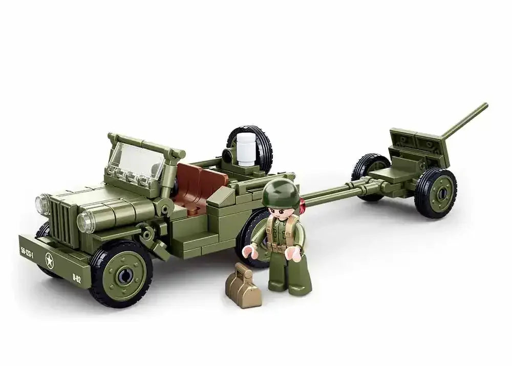Sluban | WW2 Willys Jeep C143 Pcs - Toybox Tales