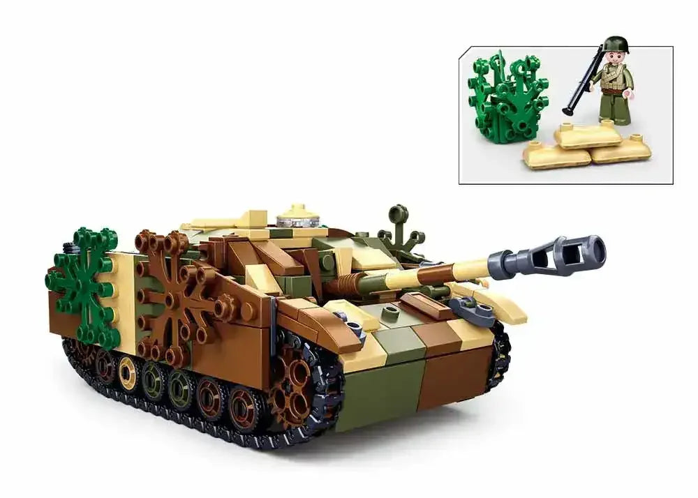Sluban | WW2 Stug Iii Armoured Fighting Vehicle 524 Pcs - Toybox Tales