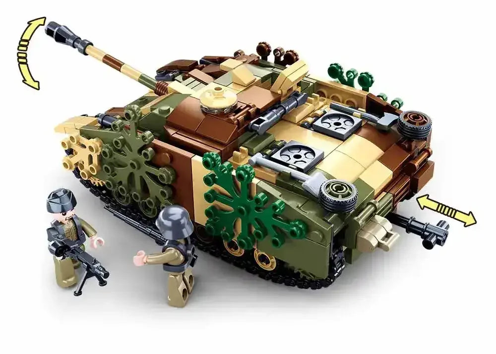Sluban | WW2 Stug Iii Armoured Fighting Vehicle 524 Pcs - Toybox Tales