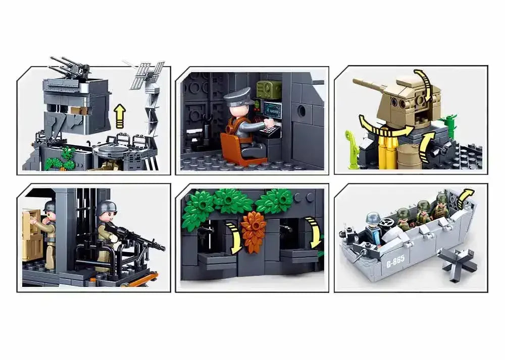 Sluban | WW2 The Atlantic Wall 765 Pcs - Toybox Tales