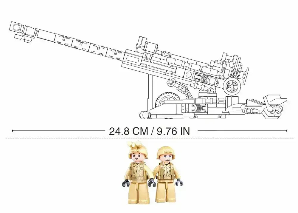 Sluban | Model Bricks M777 Howitzer 258 Pcs - Toybox Tales