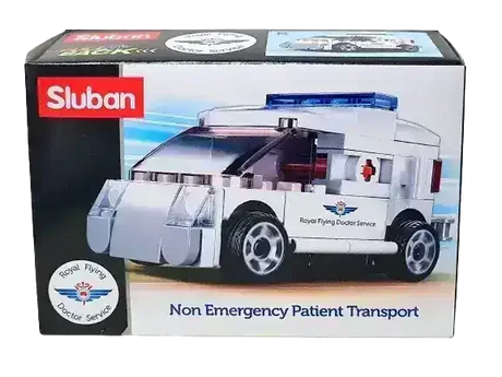 Sluban | Power Bricks | Official Royal Flying Doctor Service Patient Transport Vehicle - Toybox Tales