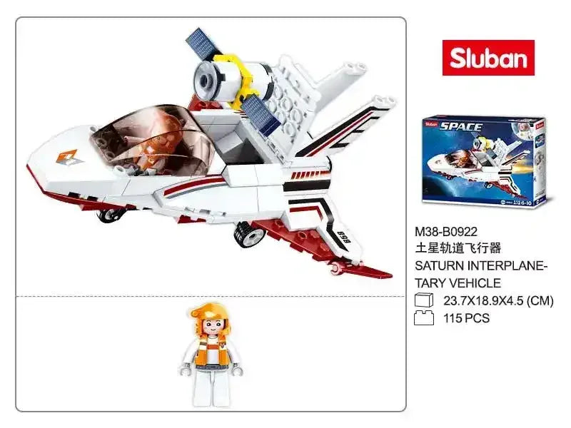 Sluban | Space Saturn Interplanetary Vehicle 115 Pcs - Toybox Tales