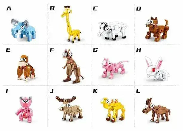 Sluban | Qbricks Egg | Mammals - Toybox Tales