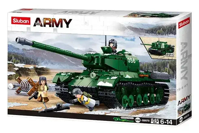 Sluban | Army Battle Of Budapest - Is2  Heavy Tank 845 Pcs - Toybox Tales
