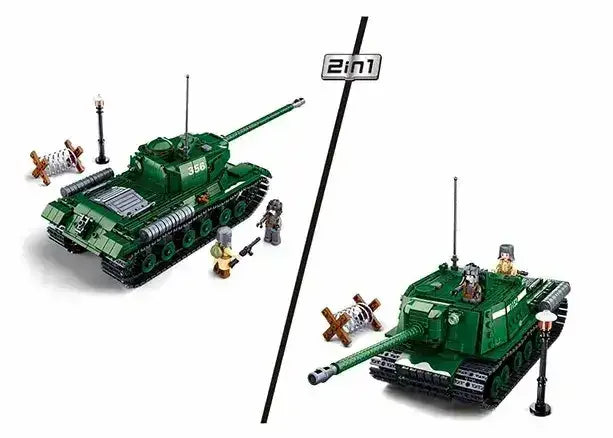 Sluban | Army Battle Of Budapest - Is2  Heavy Tank 845 Pcs - Toybox Tales