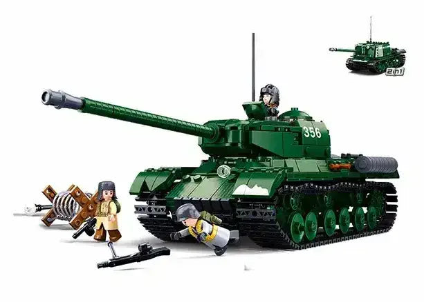 Sluban | Army Battle Of Budapest - Is2  Heavy Tank 845 Pcs - Toybox Tales