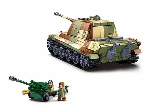 Sluban | Army Battle Of Budapest - The King Tiger Heavy Tank 930 Pcs - Toybox Tales