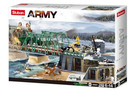 Sluban | Army | Battle Of Budapest - The Winter Counter Attack 769 Pcs - Toybox Tales