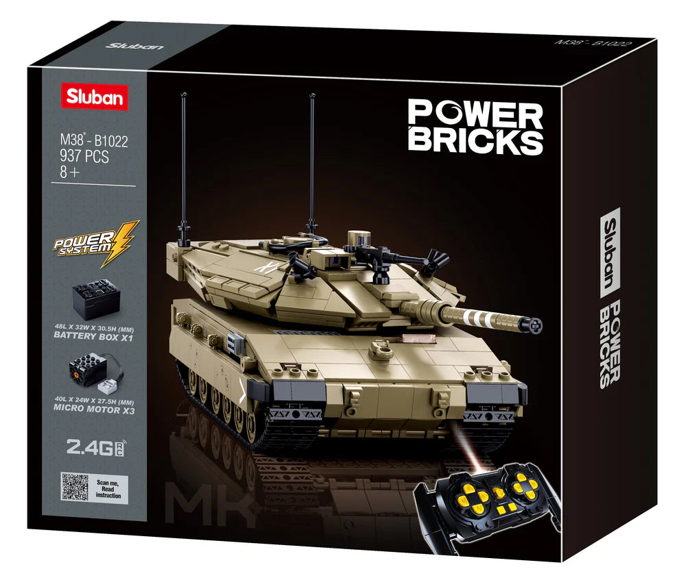 Sluban | Large Merkava MK4 Modern Battle Tank (RC)