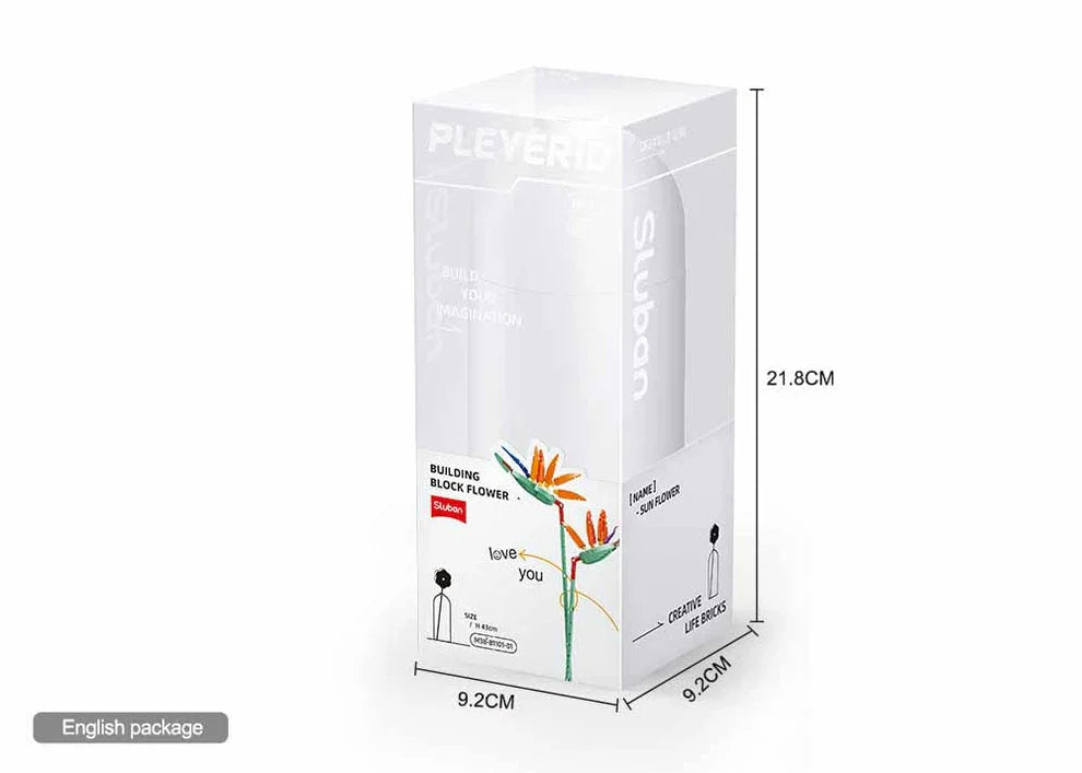 Sluban | Flowers | Strelitzia Reginae (Bird of Paradise) 148pcs