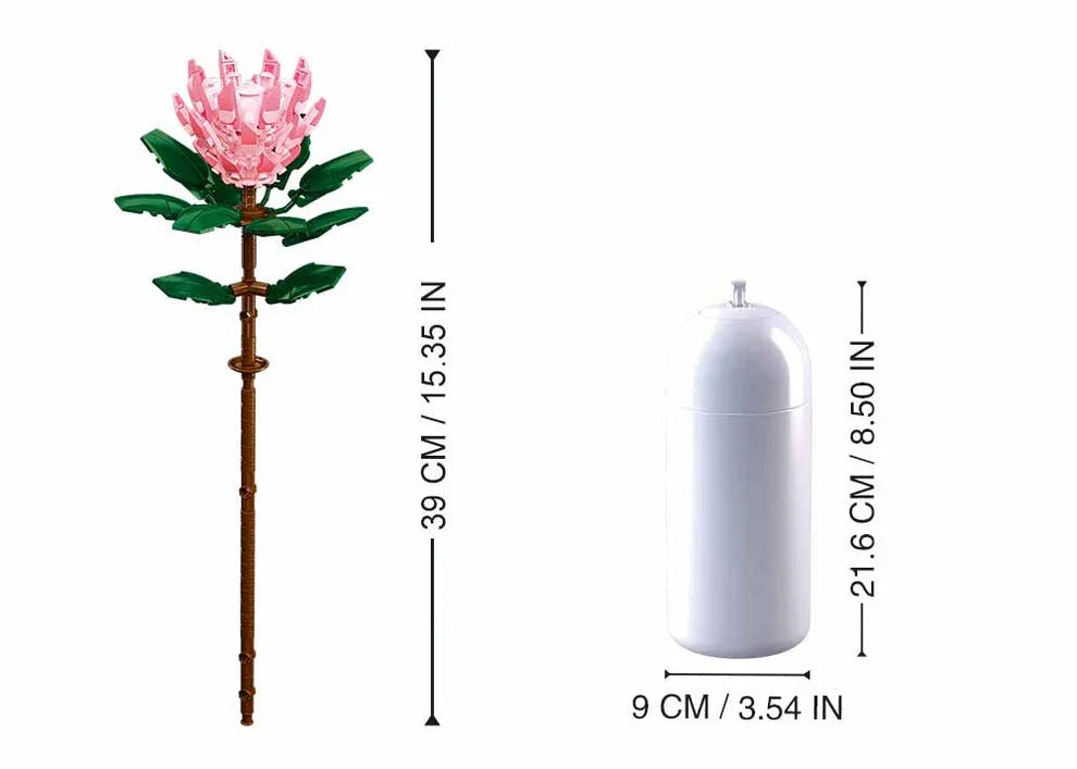 Sluban | Flowers | Protea Cynaroides 258pcs