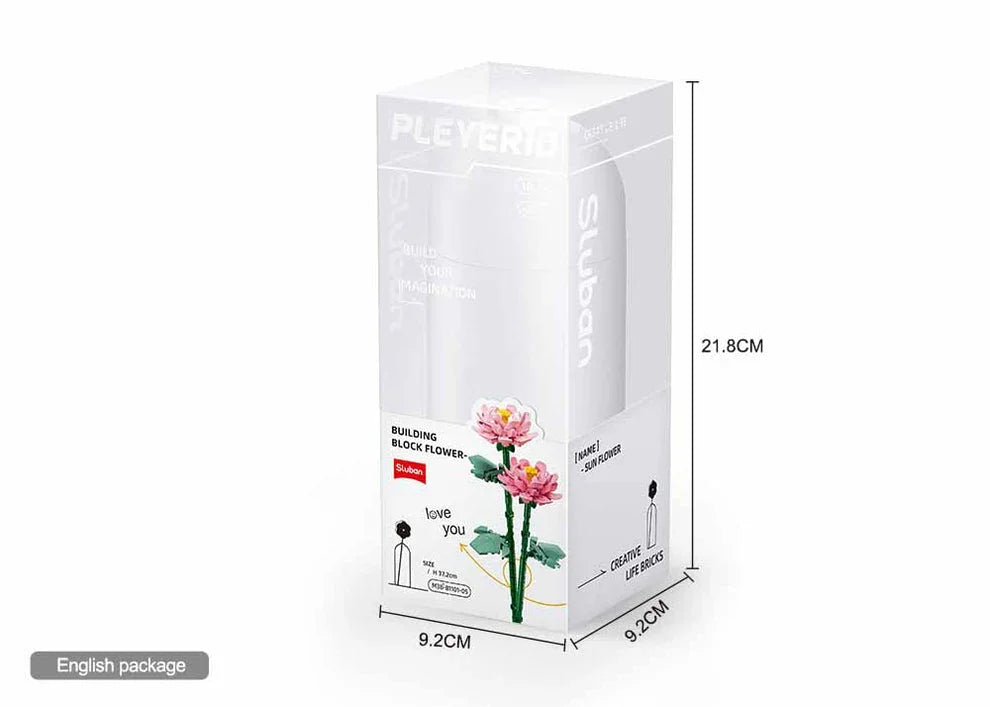 Sluban | Flowers | Peonies 224pcs