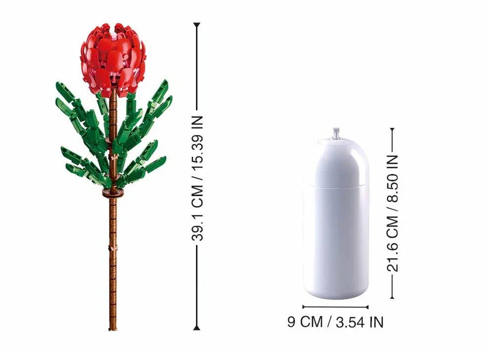 Sluban | Flowers | Tibouchina Urvilleana 251pcs