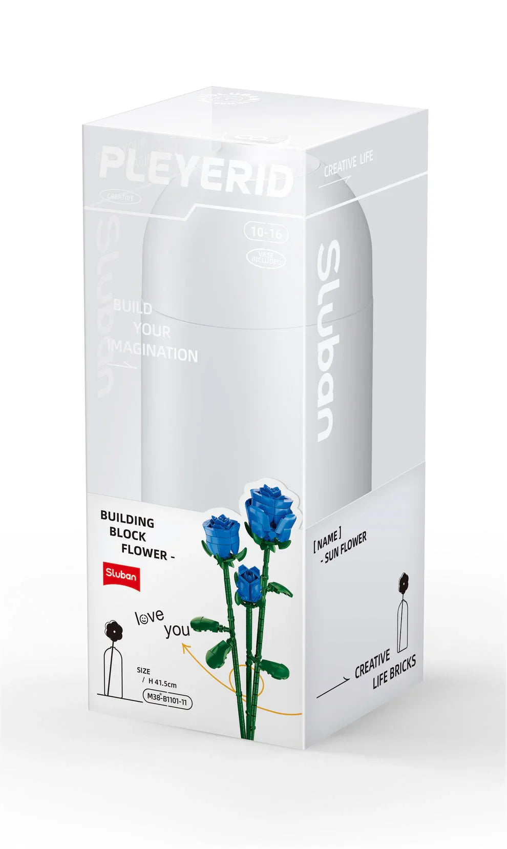 Sluban | Flowers | Blue Rose 238pcs