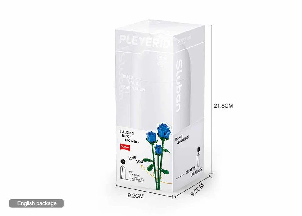 Sluban | Flowers | Blue Rose 238pcs