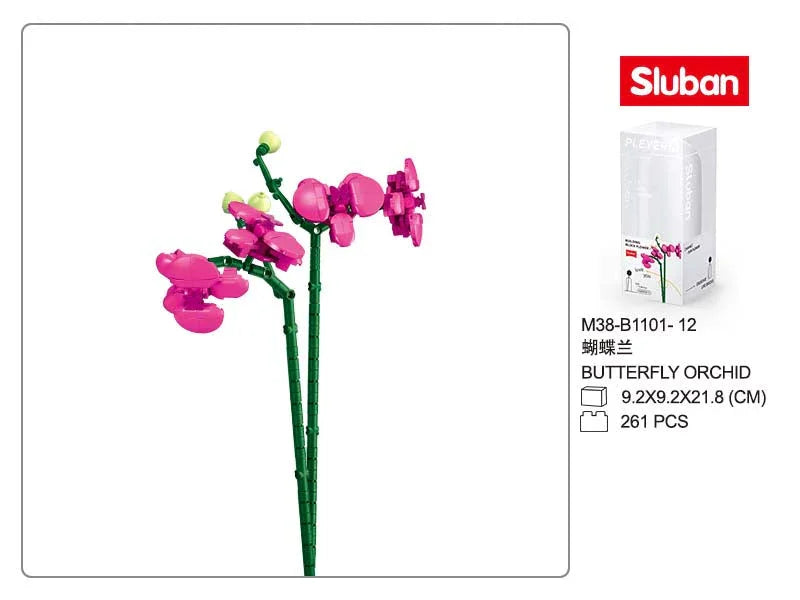 Sluban | Flowers | Butterfly Orchid 261pcs