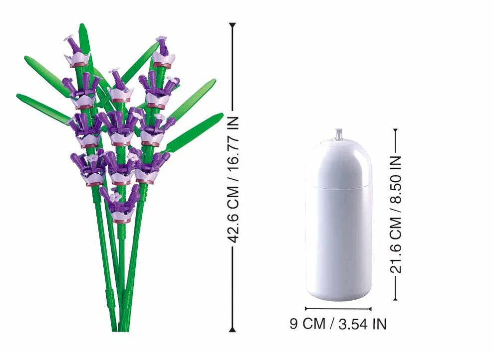 Sluban | Flowers | Lavender 258pcs