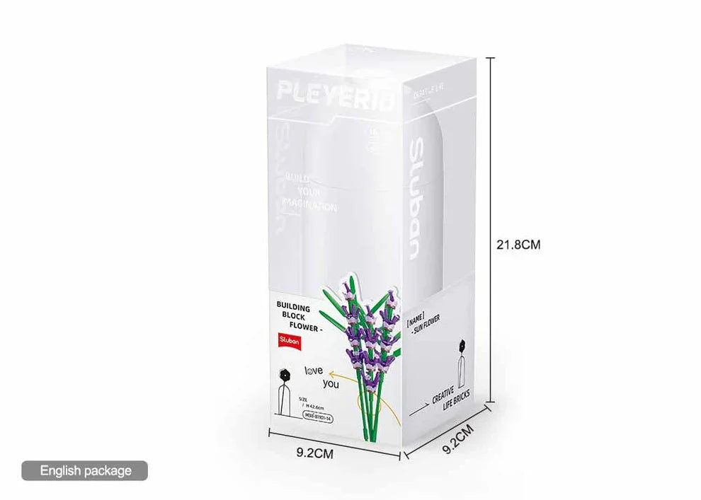 Sluban | Flowers | Lavender 258pcs