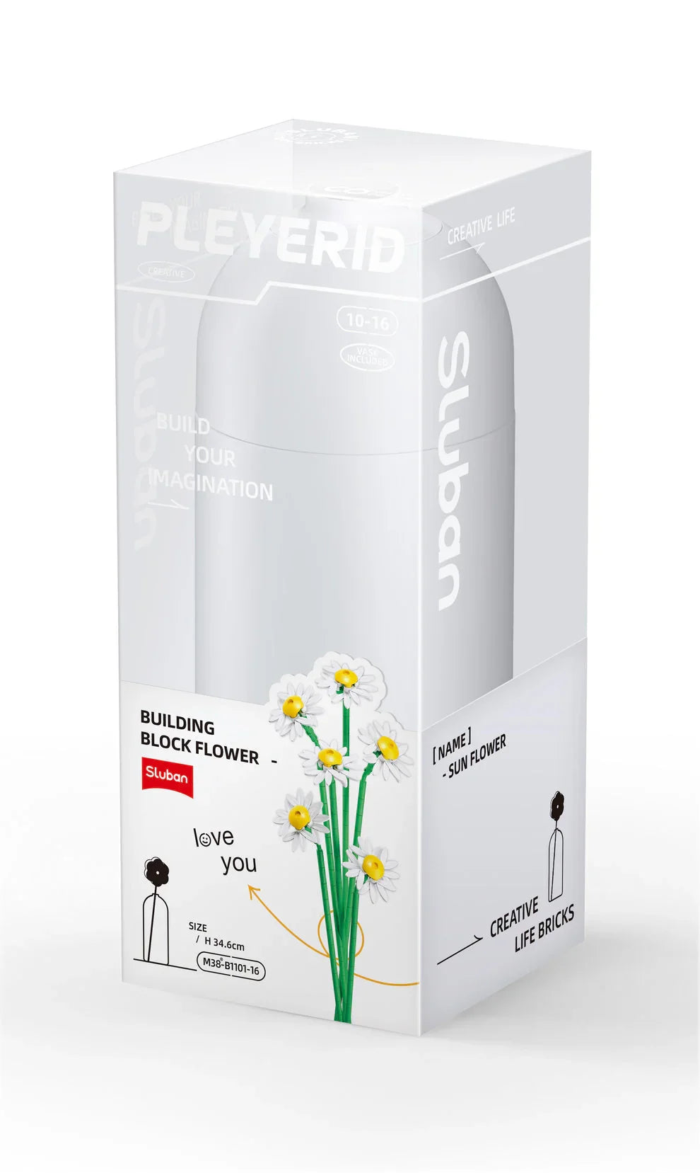 Sluban | Flowers | Daisy 255pcs