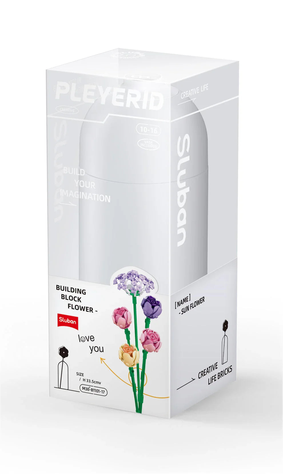 Sluban | Flowers | Peony 198pcs