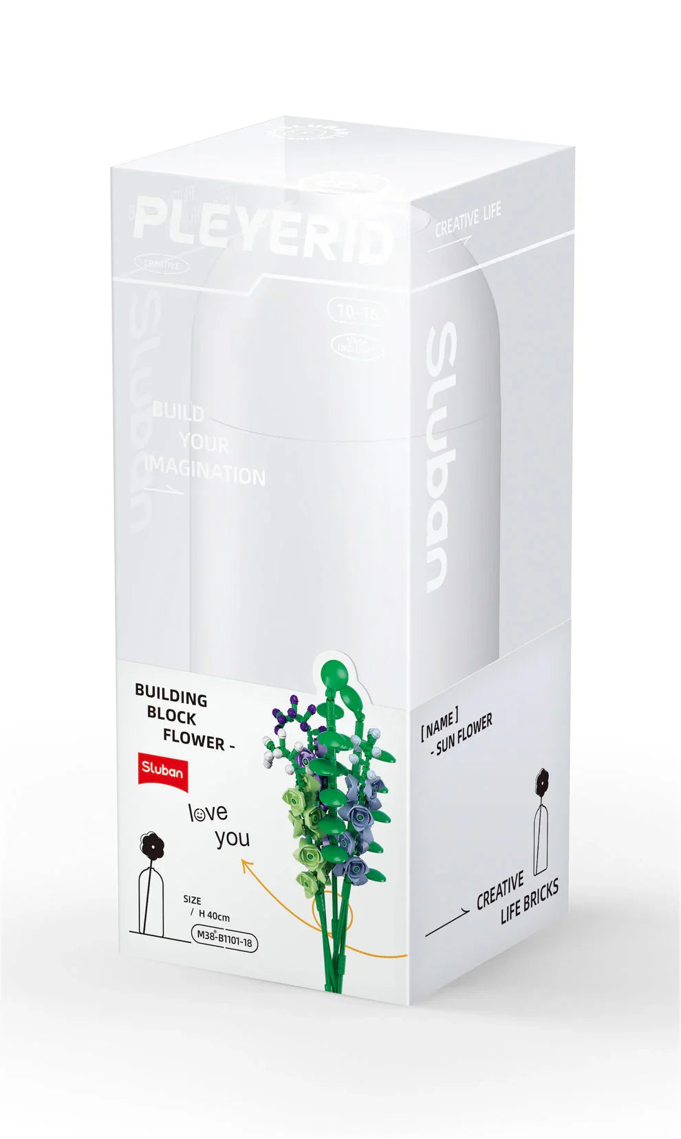 Sluban | Flowers | Rocket Larkspur 222pcs