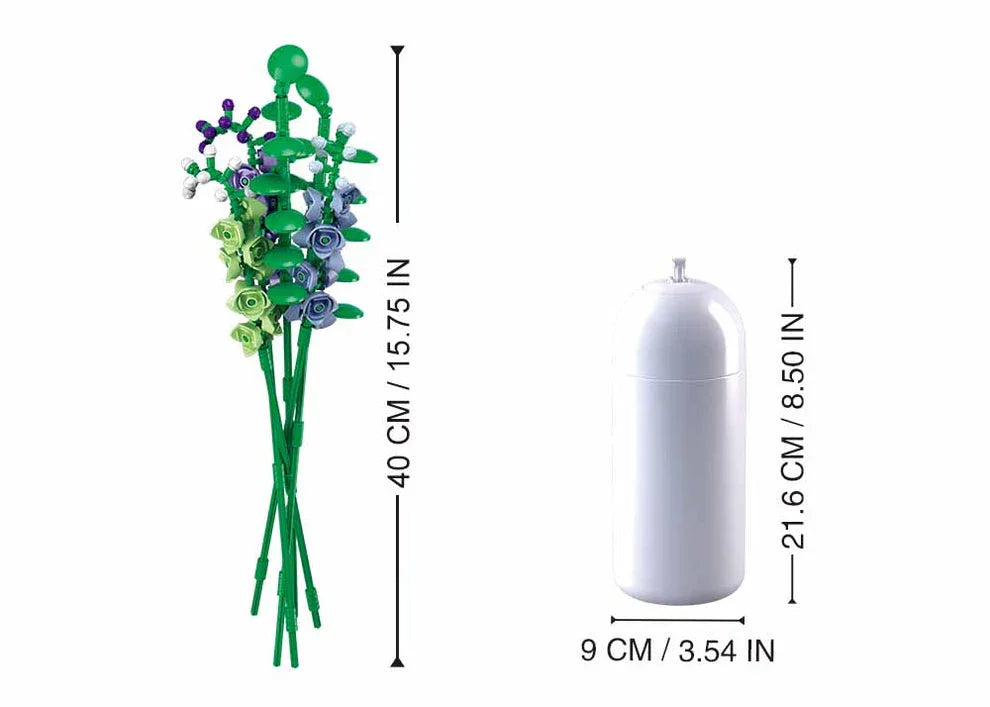 Sluban | Flowers | Rocket Larkspur 222pcs