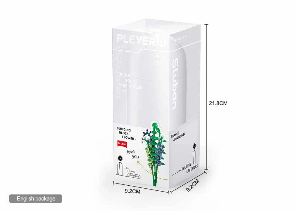 Sluban | Flowers | Rocket Larkspur 222pcs