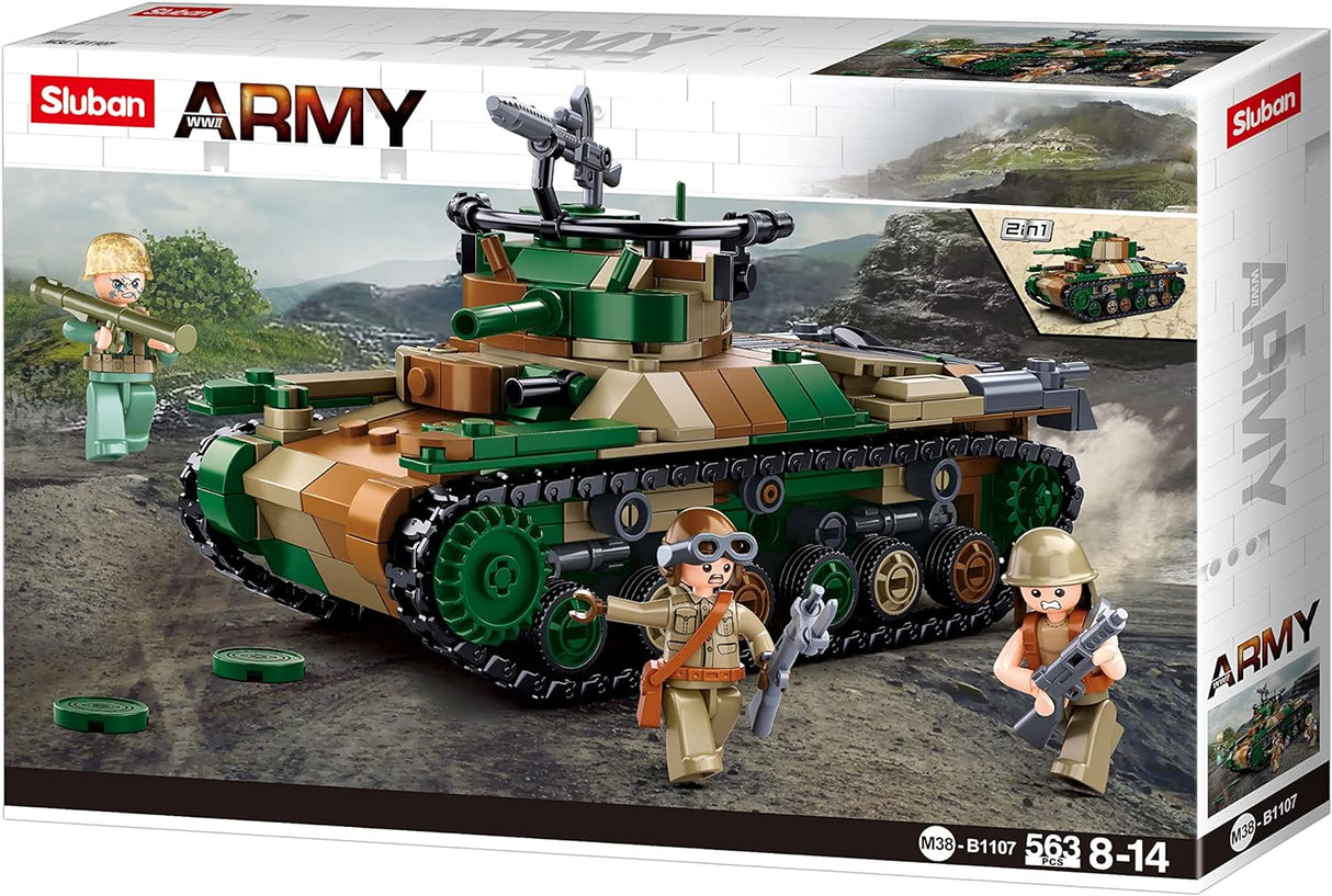Sluban - WW2 Medium Tank 563 Pcs