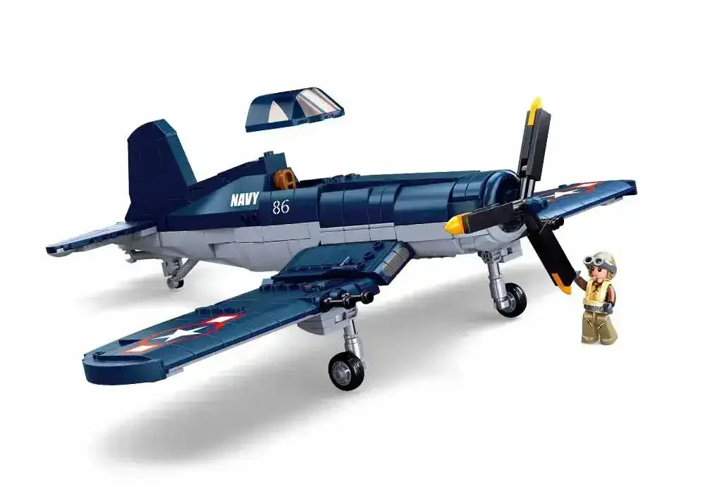 Sluban | WWII F4U Fighter 550 Pieces - Toybox Tales