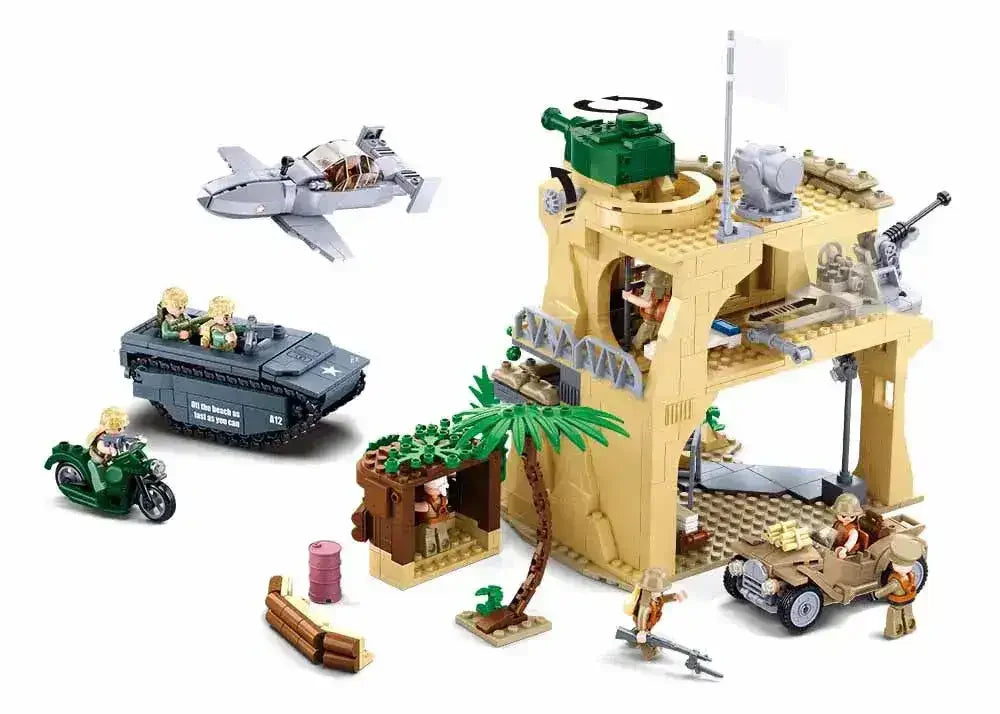 Sluban | WW2 Battle Of Iwo Jima 1107 Pcs - Toybox Tales