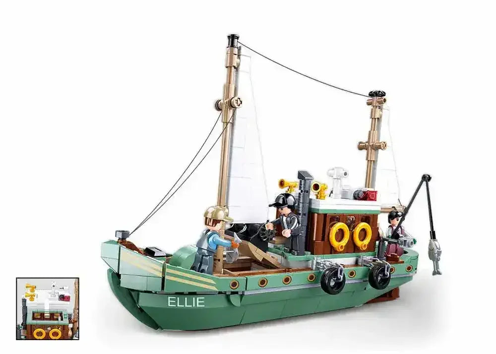 Sluban | Model Bricks | Fishing Boat 610 Pcs - Toybox Tales