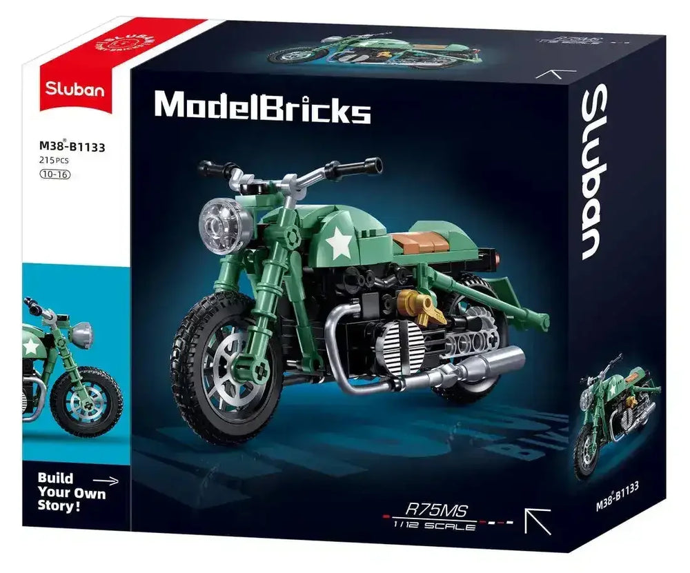 Motorbike R75MS Scale 1:12 - Toybox Tales