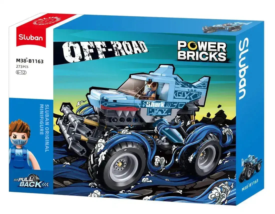 Power Bricks Off Road Vehicle - Shark - Toybox Tales