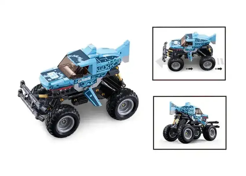 Power Bricks Off Road Vehicle - Shark - Toybox Tales