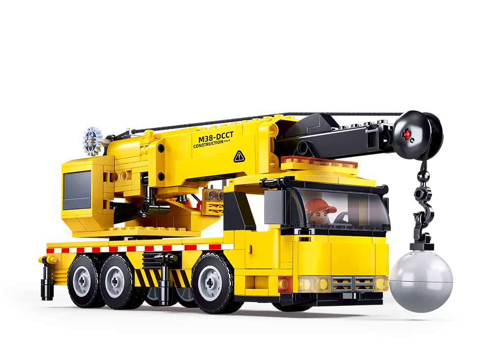 Sluban | Town | Crane With Wrecking Ball 295 Pcs - Toybox Tales