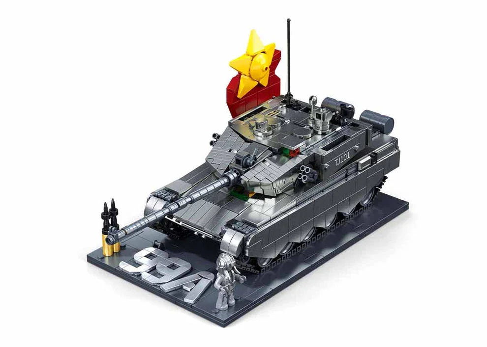 Sluban | ZTZ-99AS Tank Scale 1:35 (Metal Coating) 1079pcs C6