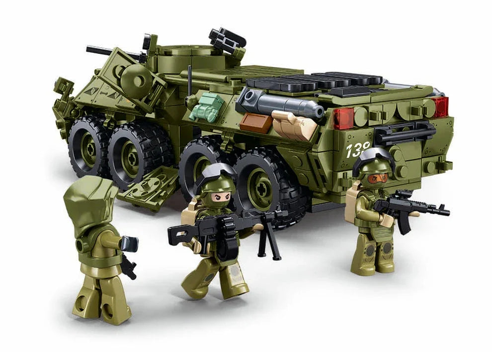 Sluban | BTR80AS 2 in 1 Infantry Fighting Vehicle 619pcs