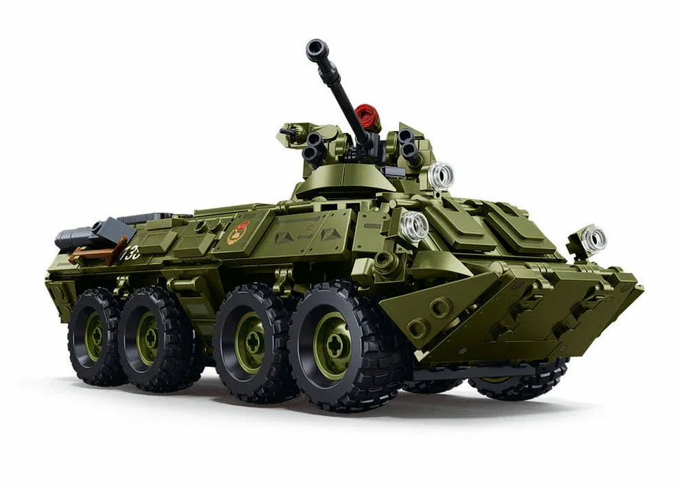 Sluban | BTR80AS 2 in 1 Infantry Fighting Vehicle 619pcs