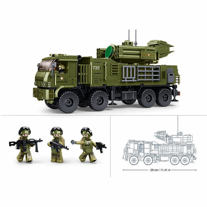 Sluban | Pantsir-S1S Self Propelled ADS 659pcs