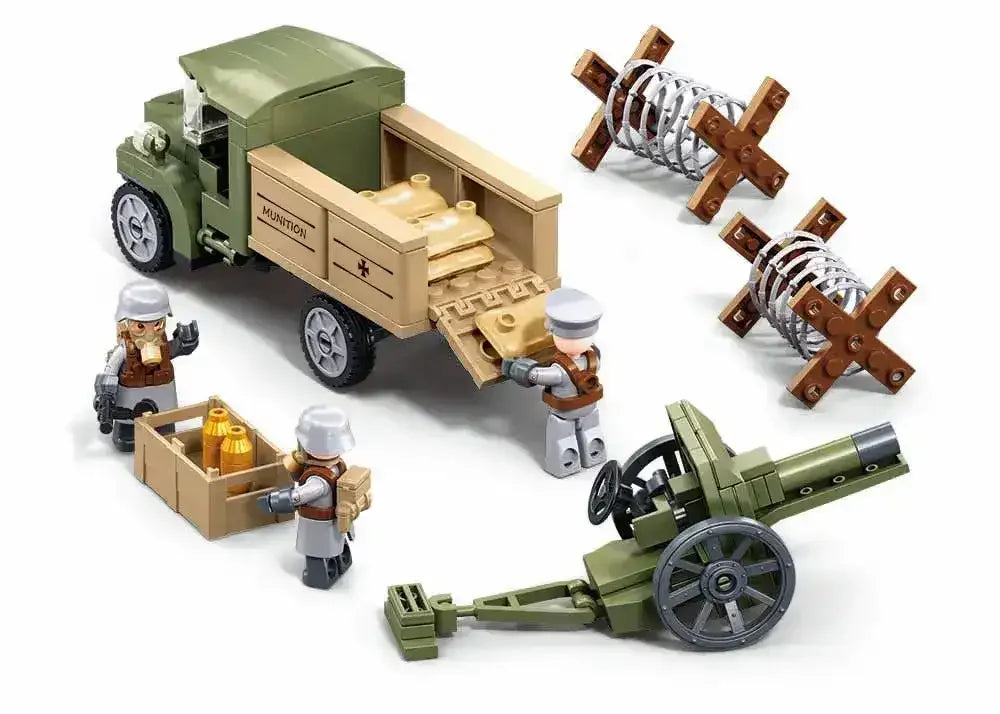 Sluban | Army WW1 Mark v Tank Offensive 516 Pieces