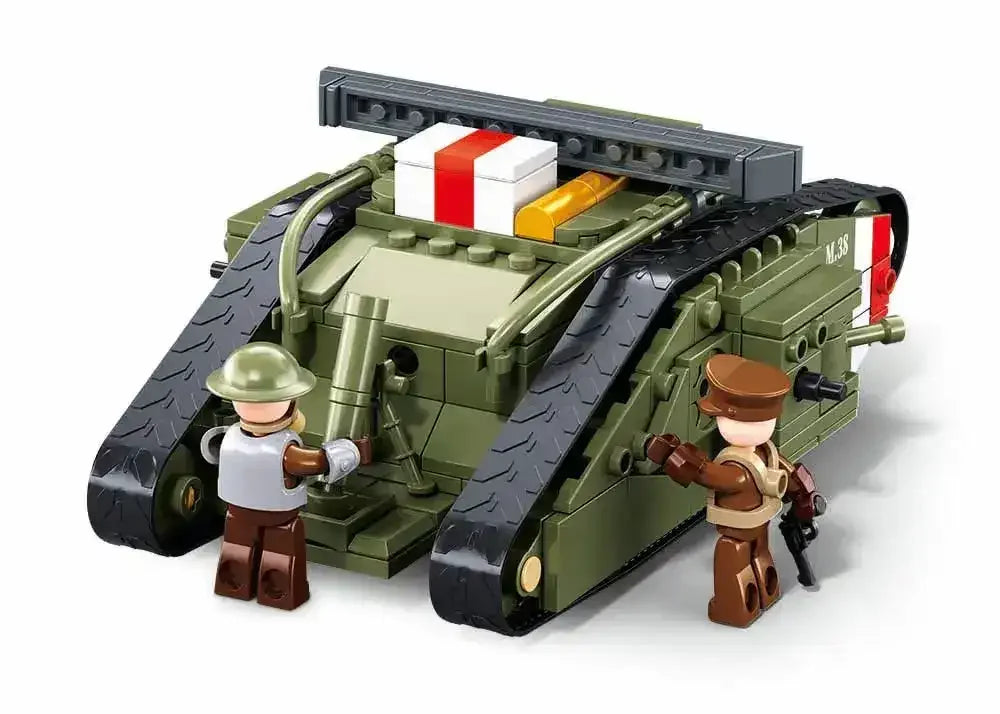 Sluban | Army WW1 Mark v Tank Offensive 516 Pieces