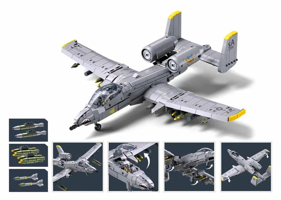 Sluban | A10CS Attack Aircraft Scale 1:44 701pcs