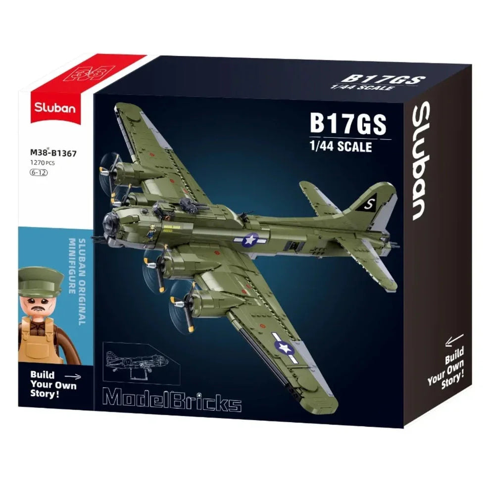 Sluban | B17-GS Bomber Flying Fortress Scale 1:44 1270pcs